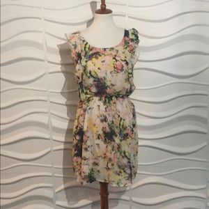 Speechless SzL Summer Dress Abstract Floral Design